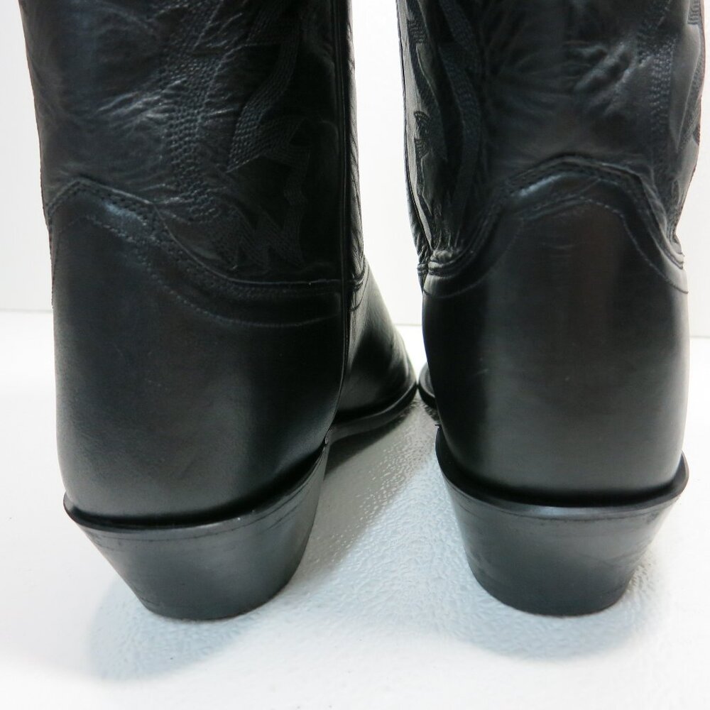 Old West Western Cowboy Kicker Men's Boots Botas de Vaquero Footwear Sz 11 D - Picture 7 of 8